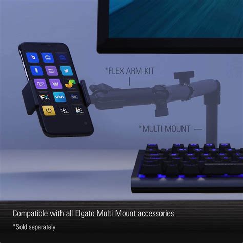 Elgato Smart Phone Holder - Secure your phone to your Multi Mount Modular Rigging System.